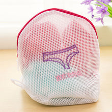 Load image into Gallery viewer, Zippered Mesh Laundry Wash Bags Foldable Delicates Lingerie Bra Socks Underwear Washing Machine Clothes Protection Net Basket