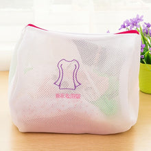 Load image into Gallery viewer, Zippered Mesh Laundry Wash Bags Foldable Delicates Lingerie Bra Socks Underwear Washing Machine Clothes Protection Net Basket
