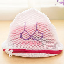 Load image into Gallery viewer, Zippered Mesh Laundry Wash Bags Foldable Delicates Lingerie Bra Socks Underwear Washing Machine Clothes Protection Net Basket